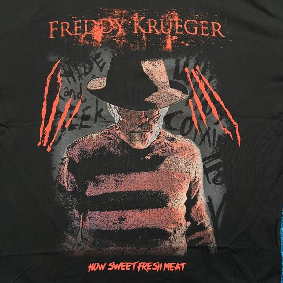 A Nightmare On Elm Street Freddy Krueger Horror Movie Tee L - Picture 2 of 4
